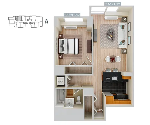 Floor plan Furnished-f-A45-676