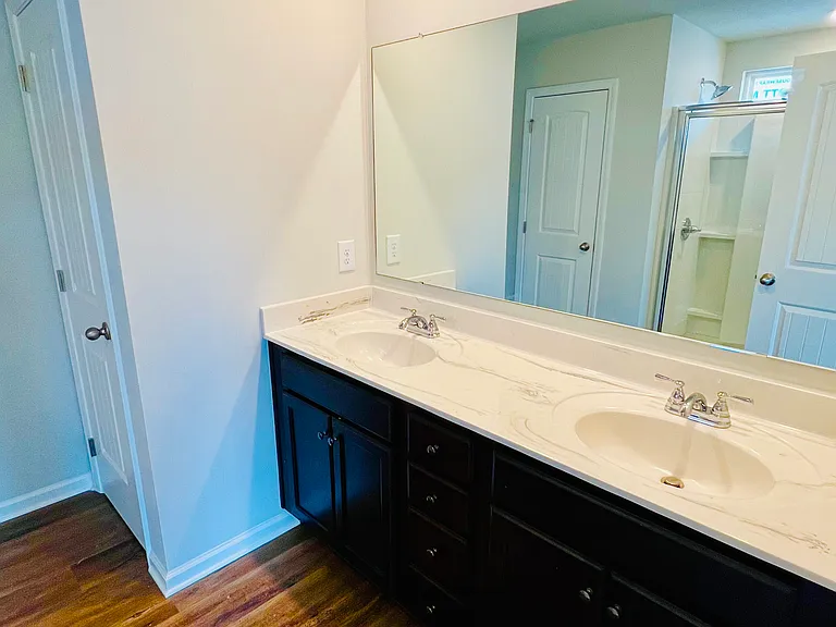 Master Bathroom with double vanity sink