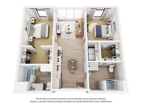 Floor plan Larch Mountain