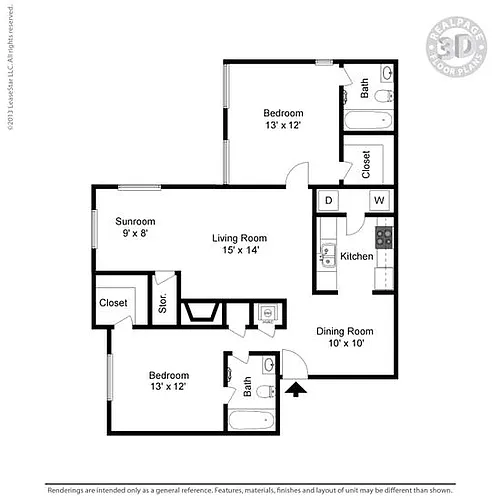 Floor plan Lenox 2