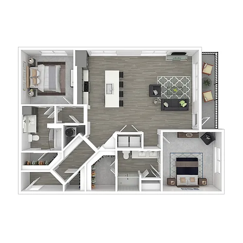 Floor plan B7 Cedar Creek