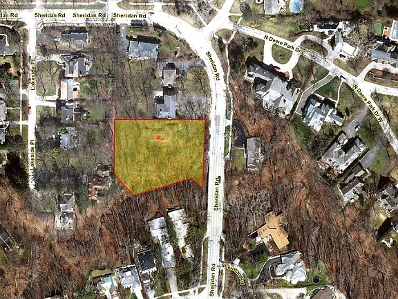 Aerial View of Property Line