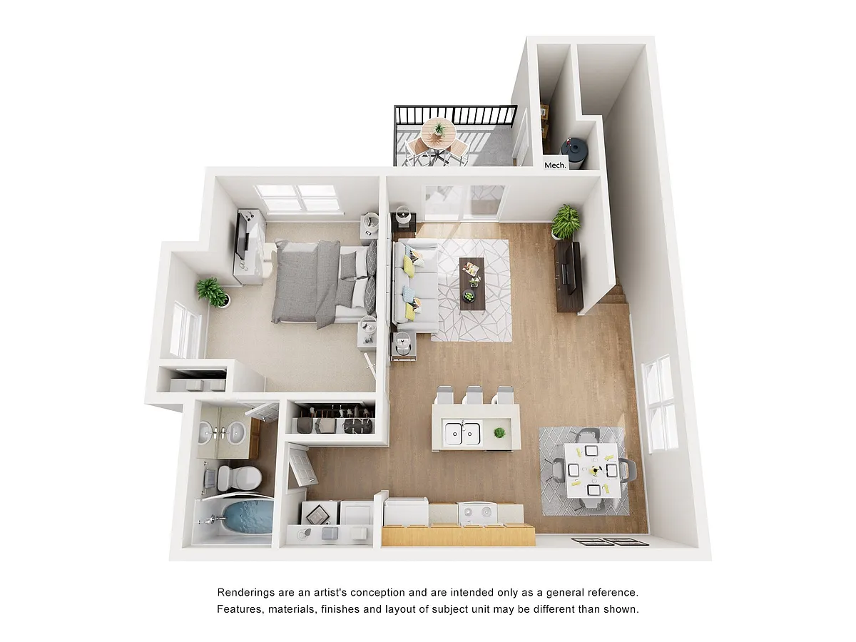 Floor plan 1X1