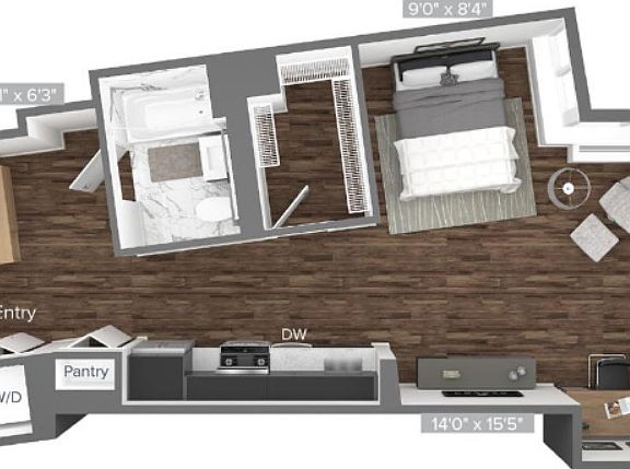 2nd image of 22 E 1st St APT 501