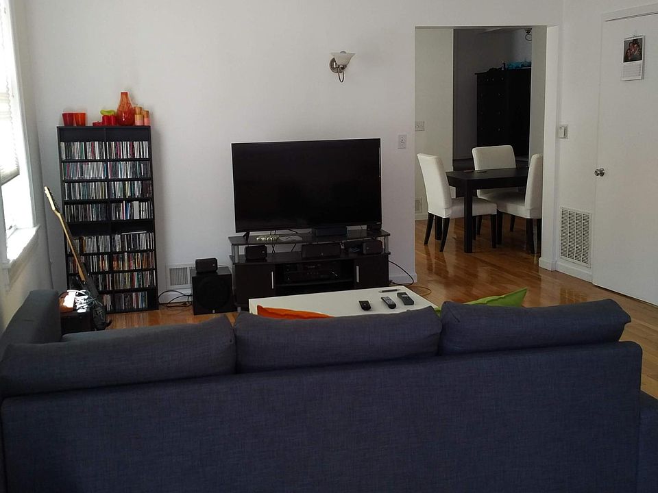 living room looking south into dining area