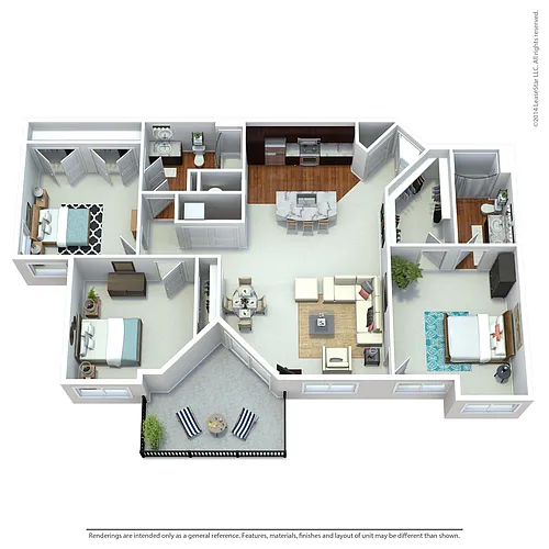 Floor plan 3 bed | Marlin