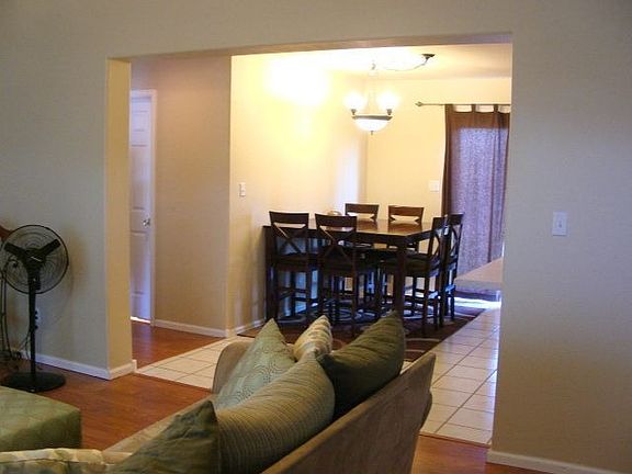 Living room to dining room