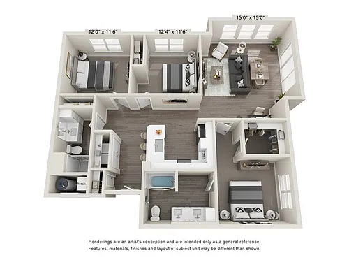Floor plan C4A