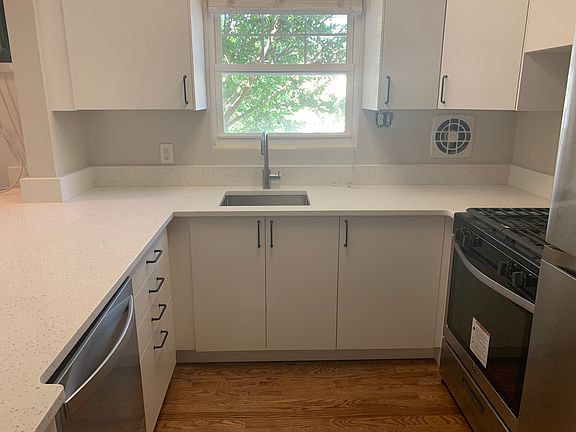 New cabinets and appliances