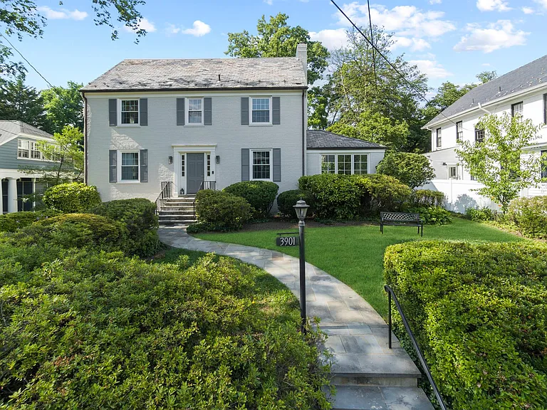 Spacious home on a quiet tree-lined street in one of Chevy Chase's most desirable neighborhoods
