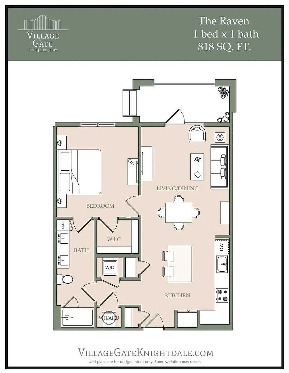 Floor plan The Raven
