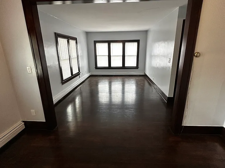 Dining room transitions into huge living room