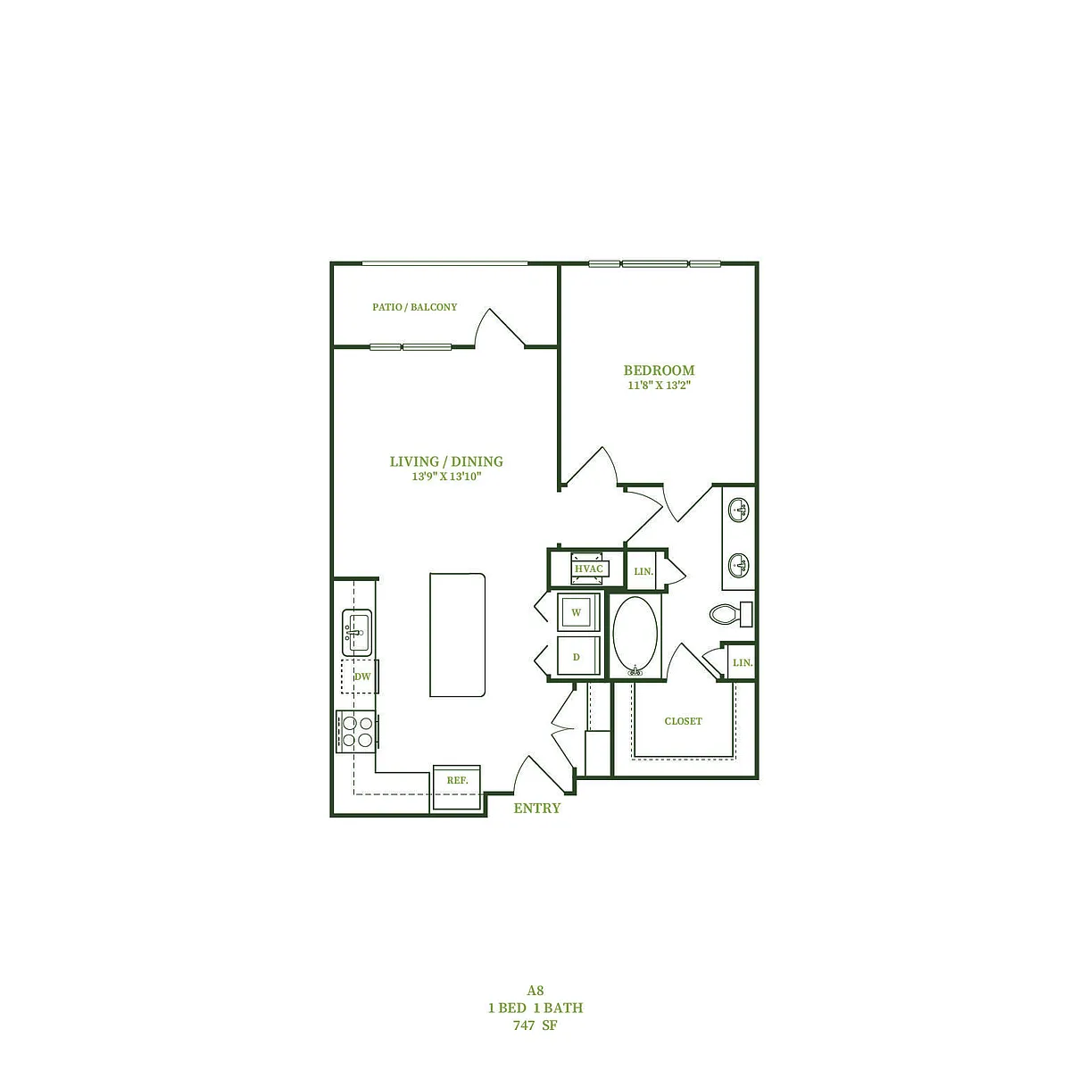 Floor plan A8