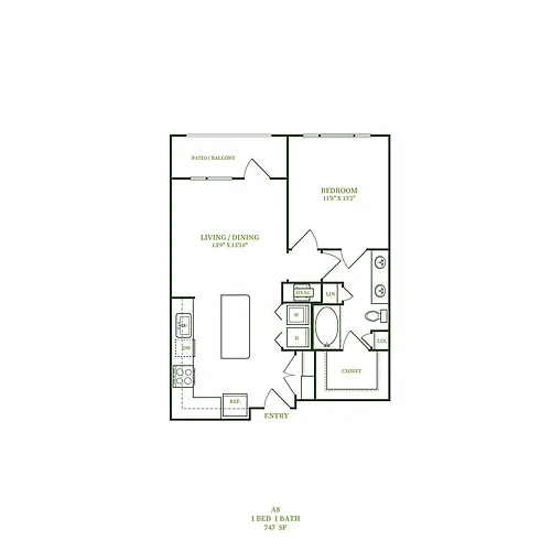 Floor plan A8