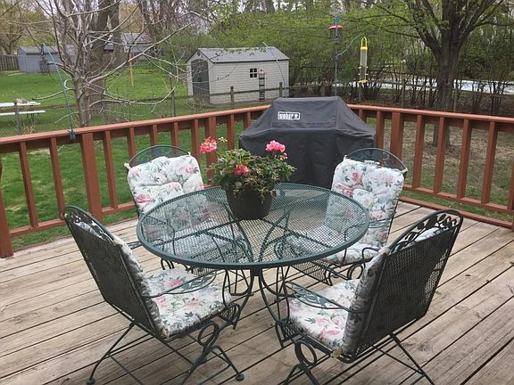 Overlooking a mature lot with plenty of trees and yard big enough for the dog and kids.