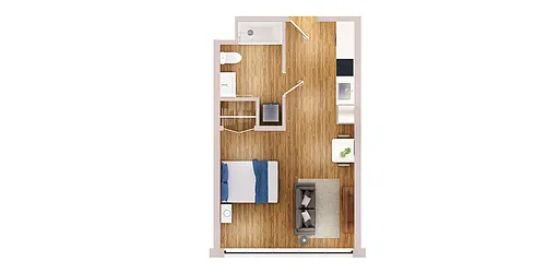 Floor plan Studio