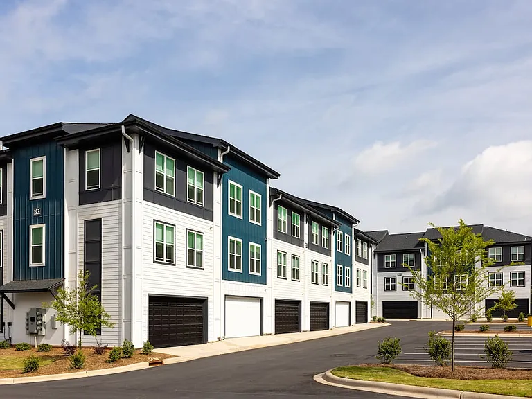 Townhomes with attached 2-car garage