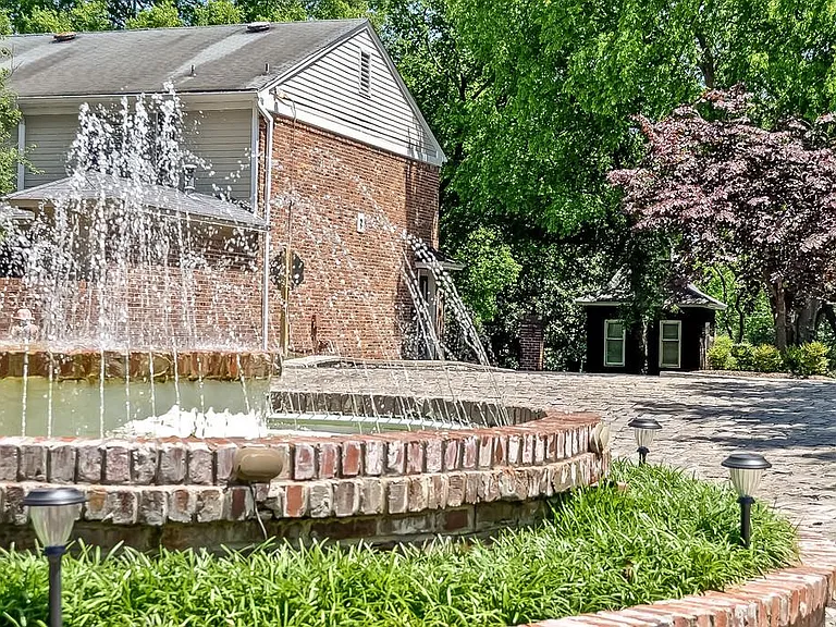 Fountain at roundabout