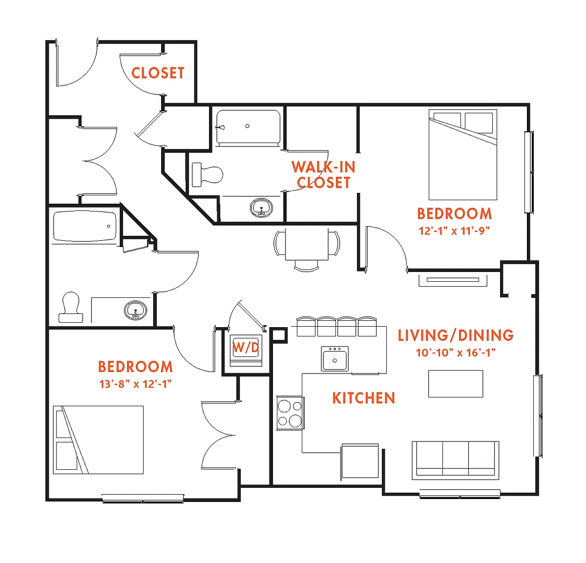 Floor plan B2F-1