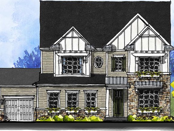 Sausalito - American Cottage 3-Car Side Load Garage Note Renderings may show optional features