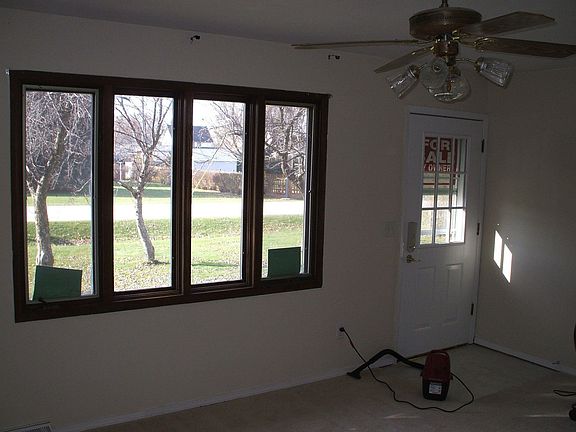 Living room, front entry