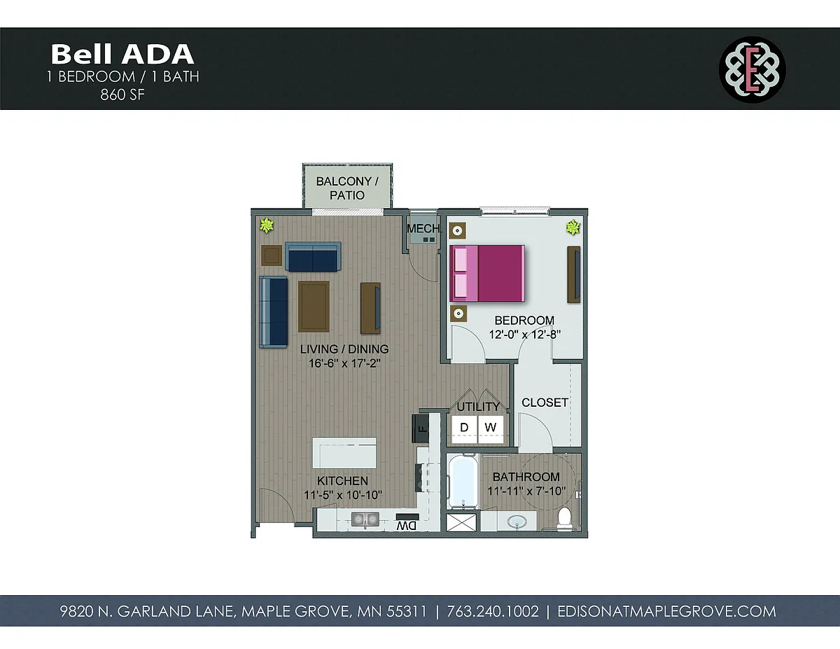 Floor plan Bell - ACC