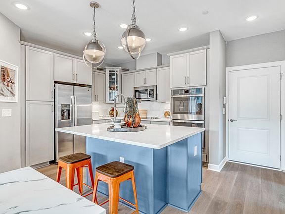Striking kitchen with island