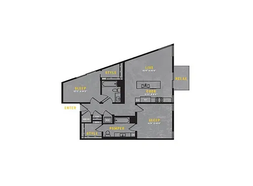 Floor plan B3