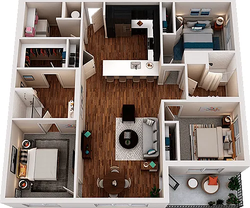 Floor plan C1F