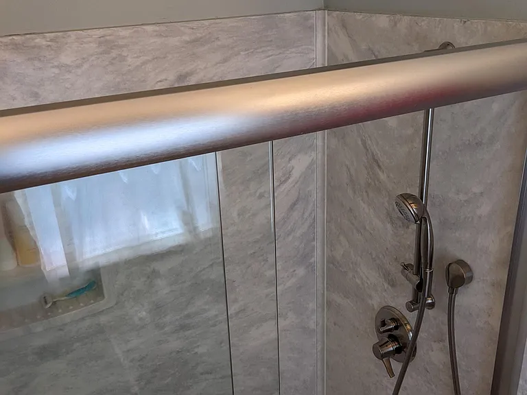 Bathroom with shower stall
