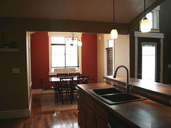 looking into dining from kitchen