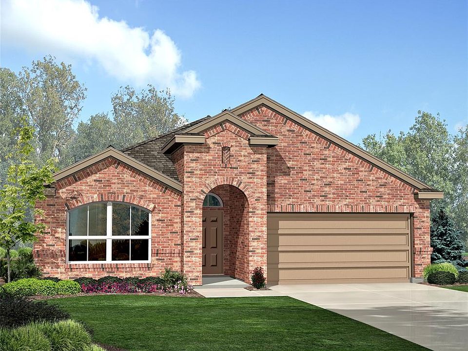 D.R. Horton's Blanco Floorplan Elevation B. Photos shown here may not depict the specified home & features included are for illustration purposes only.