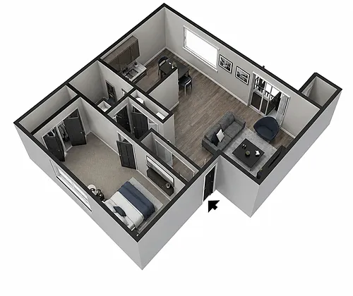 Floor plan One Bedroom