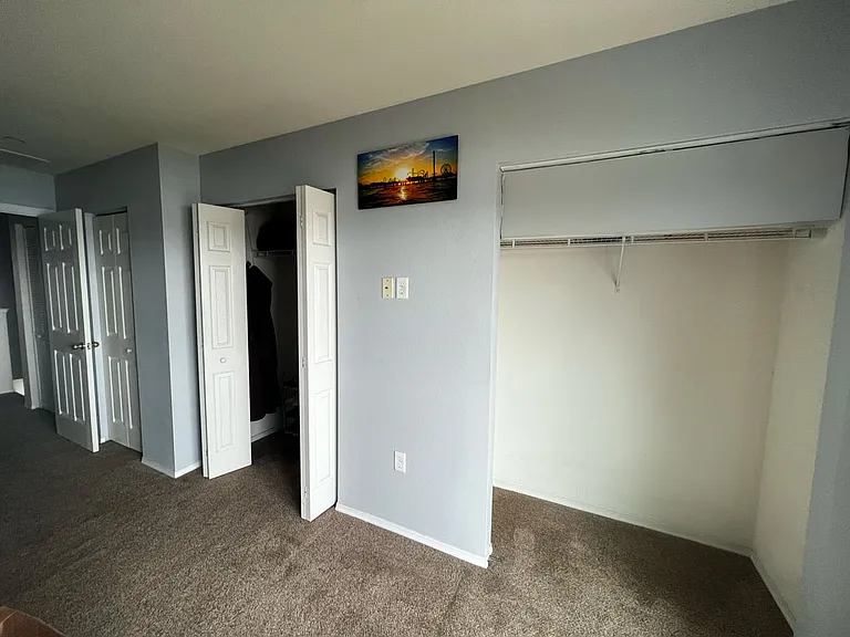Master bedroom - 3 closets