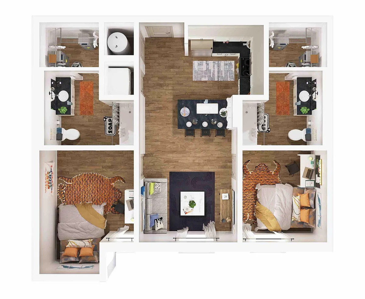 Floor plan 2C