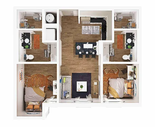 Floor plan 2C