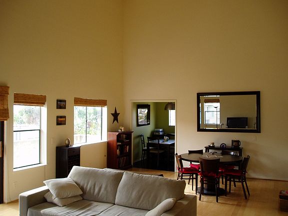 living room looking into kitchen