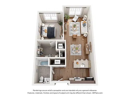 Floor plan 1G