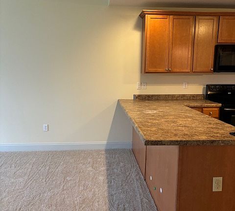 Kitchen island into living room