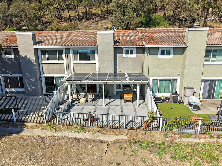 Two Stories with all bedrooms up. Amazing Patio