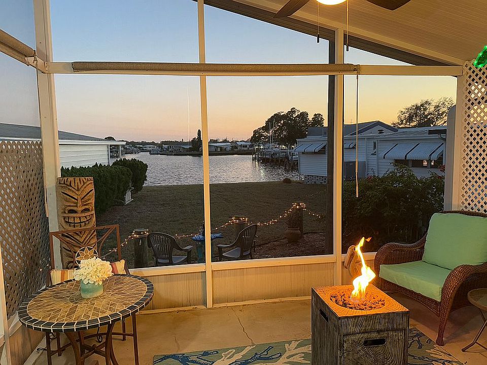 View from screened patio