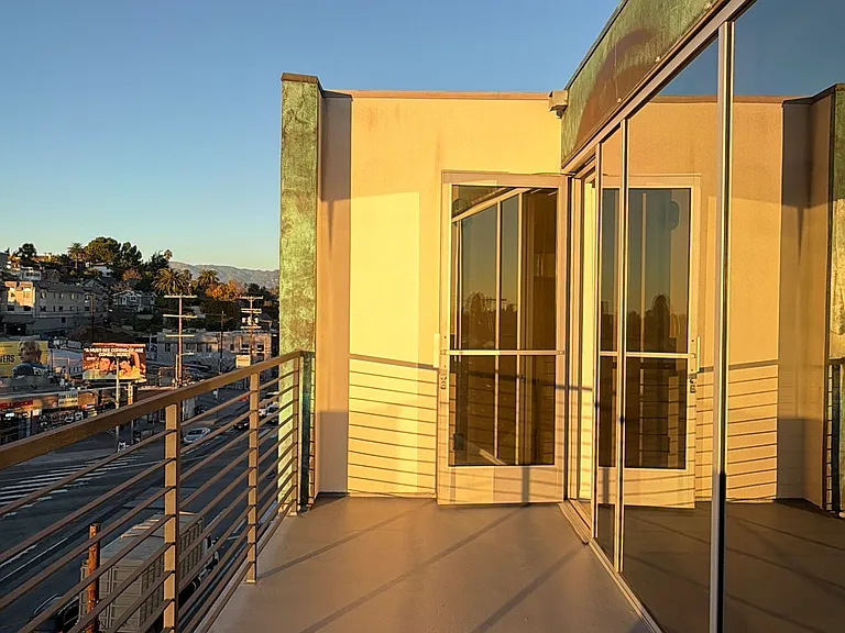Balcony deck at sunset!