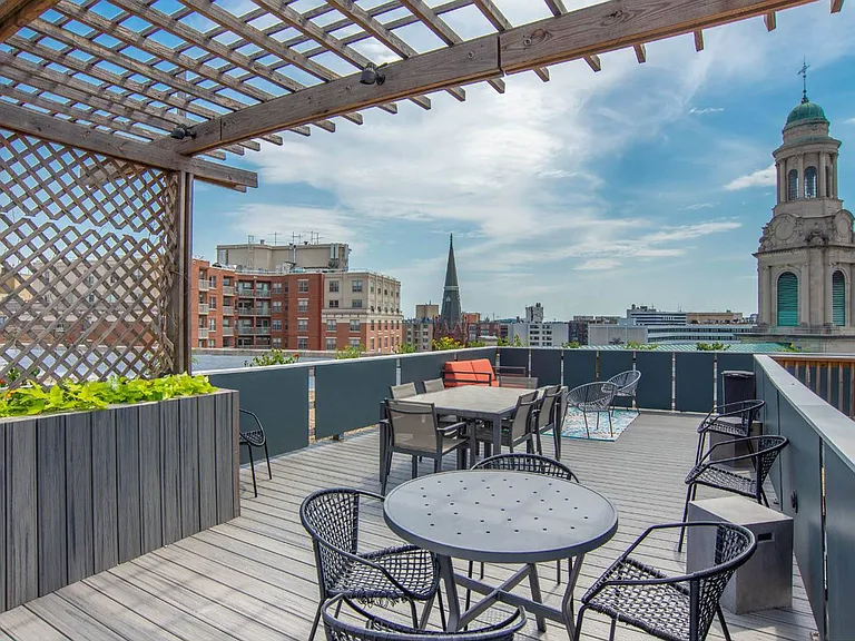 Rooftop Deck Views of National City Church cupola