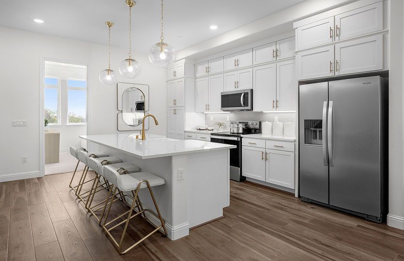 Kitchen with beautiful white cabinetry