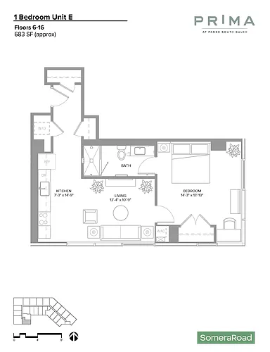 Floor plan 1E