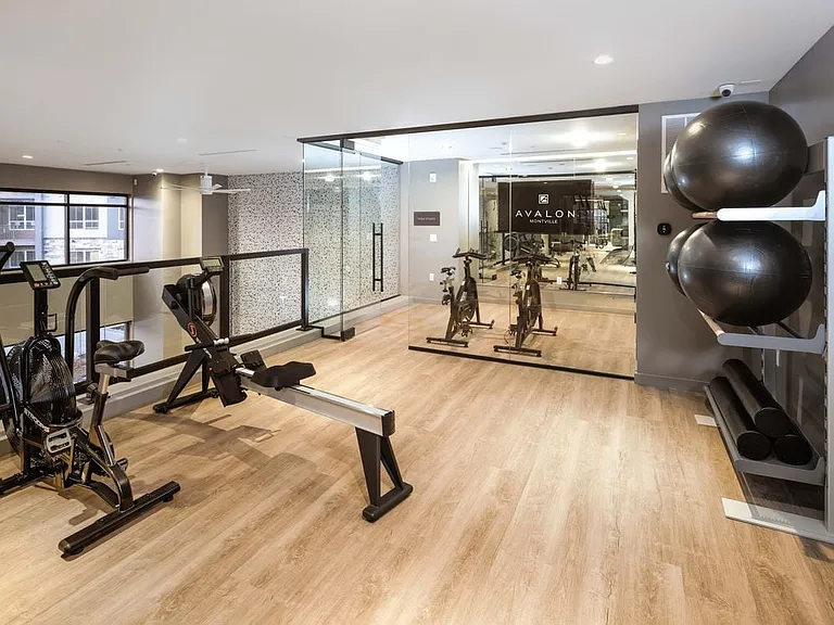 Fitness center with cardio equipment