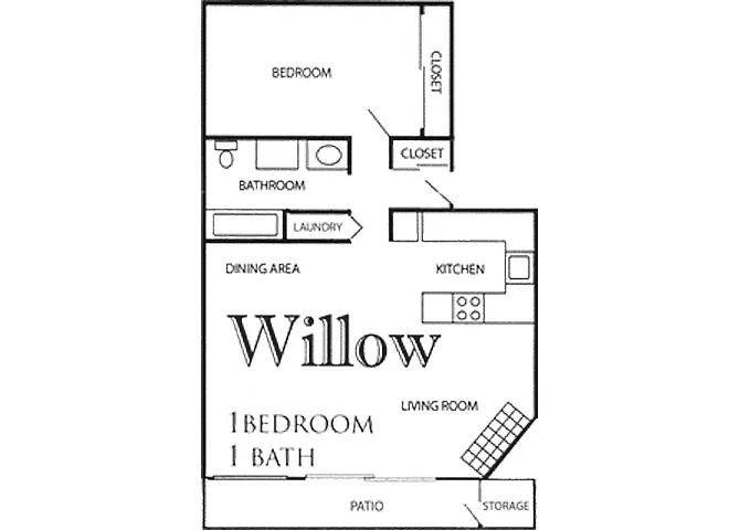 Floor plan Willow