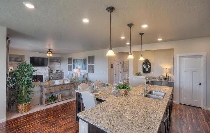 Kitchen and Great room