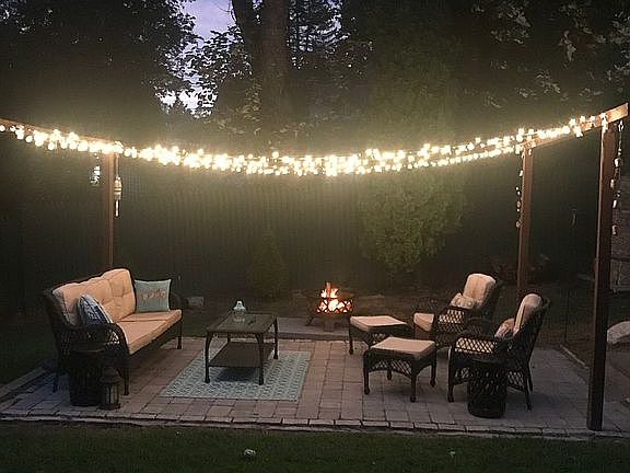 Lower patio