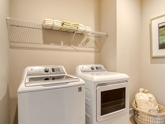 Convenient laundry room